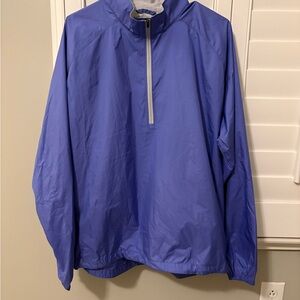 Peter Millar Blue Quarter-Zip Jacket